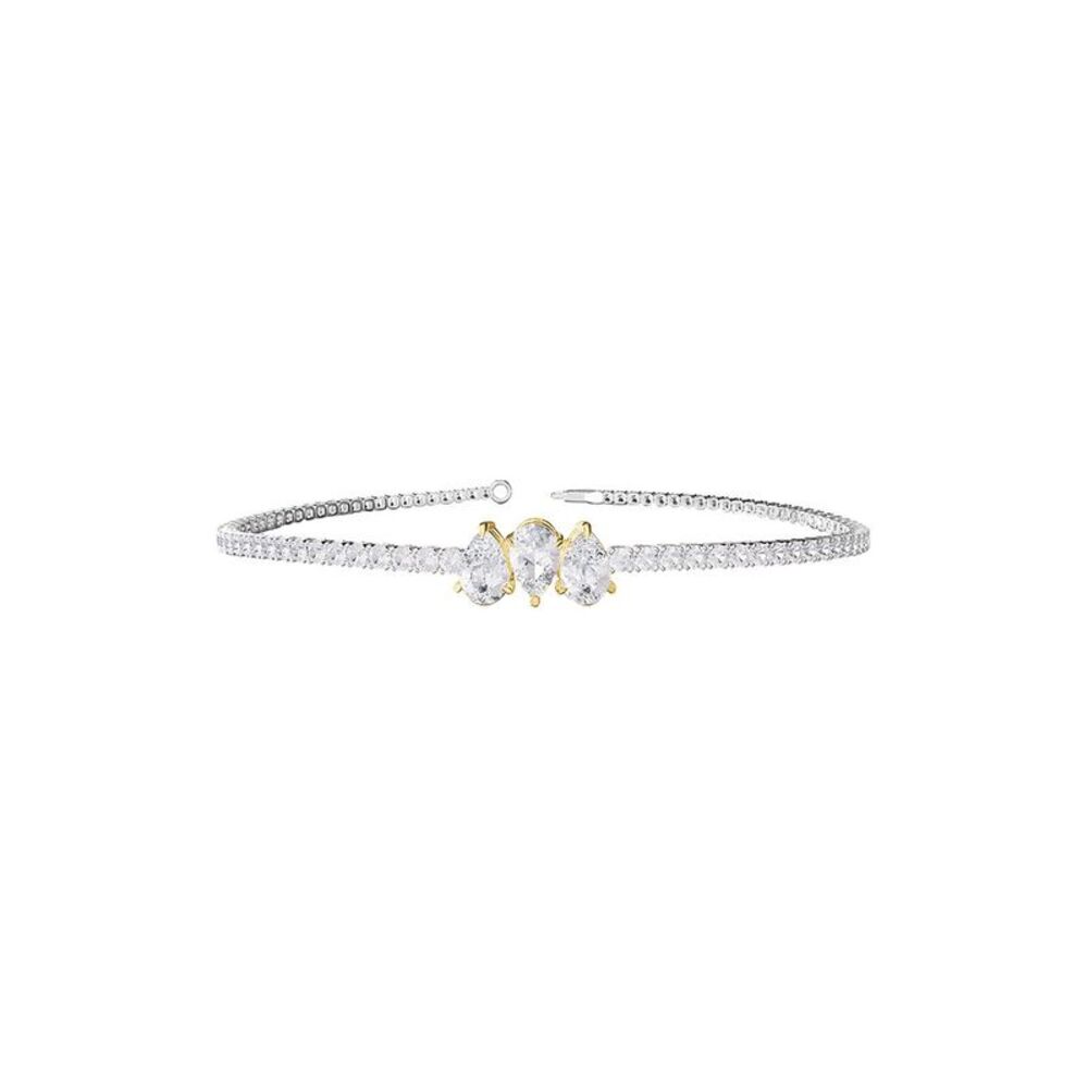 18K Vermeil 2.68 Ct. Tw. Lab-Grown Diamond Bangle Bracelet